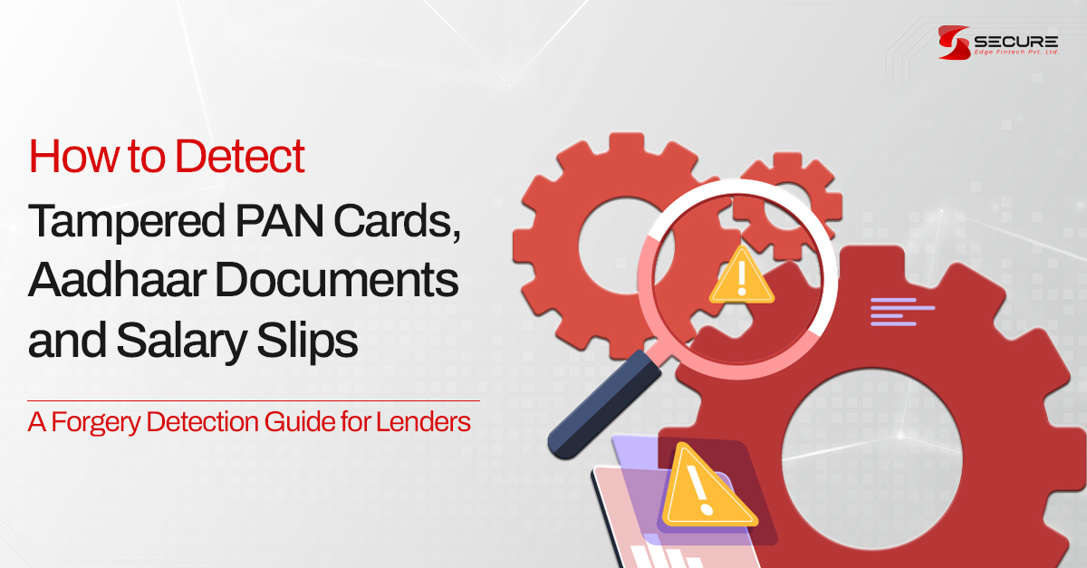 Document forgery detection for PAN, Aadhaar and salary slips